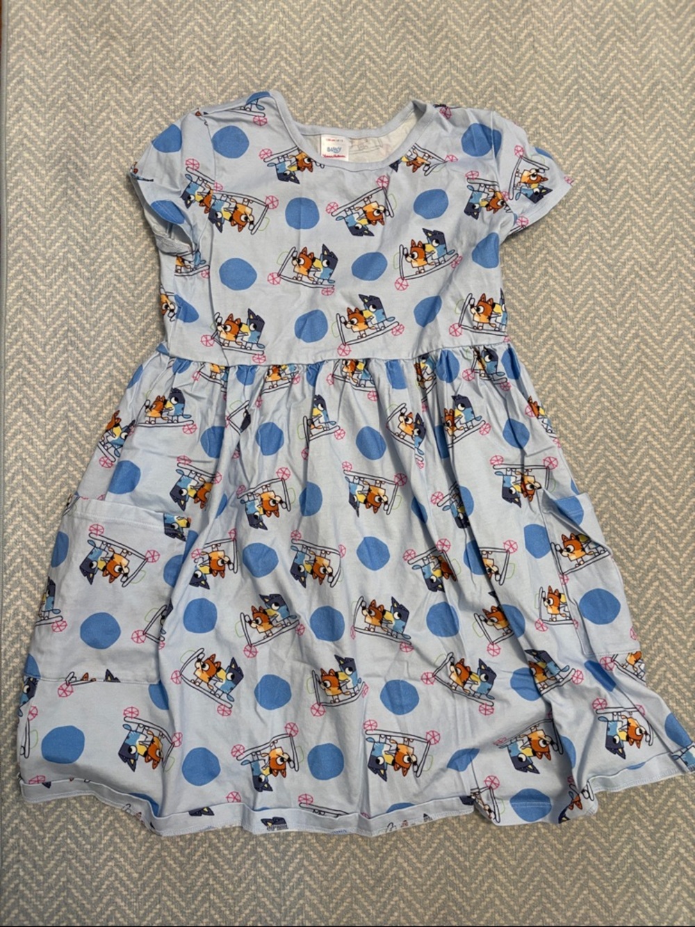 Hanna Andersson Bluey and Bingo Dress Like New